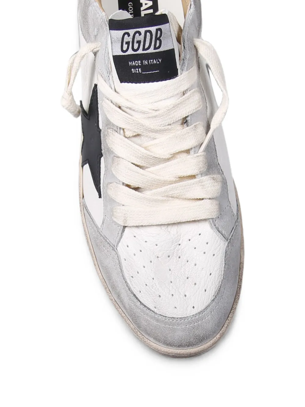 Golden Goose Ball Star leopard-print sneakers Wit