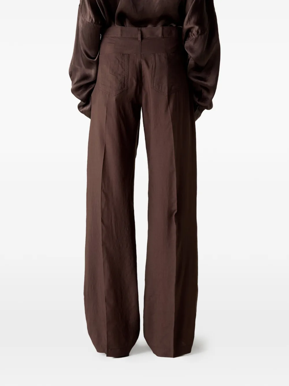  Rick Owens Vaqueros Geth Con Pinzas - Marrón 