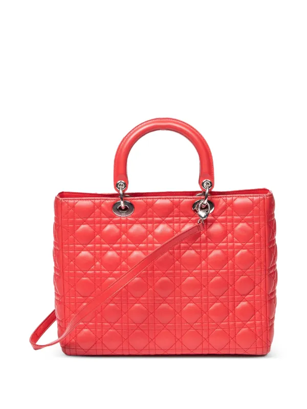 Christian Dior Pre-Owned レディ ディオール カナージュ ハンドバッグ 