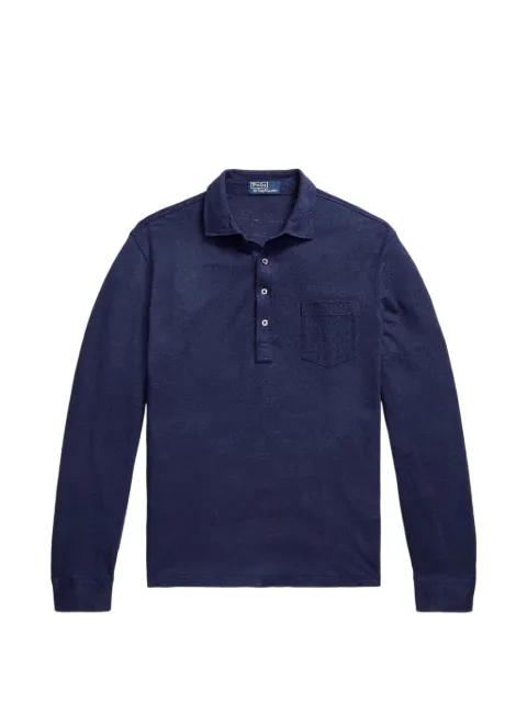Polo Ralph Lauren long-sleeve linen polo shirt