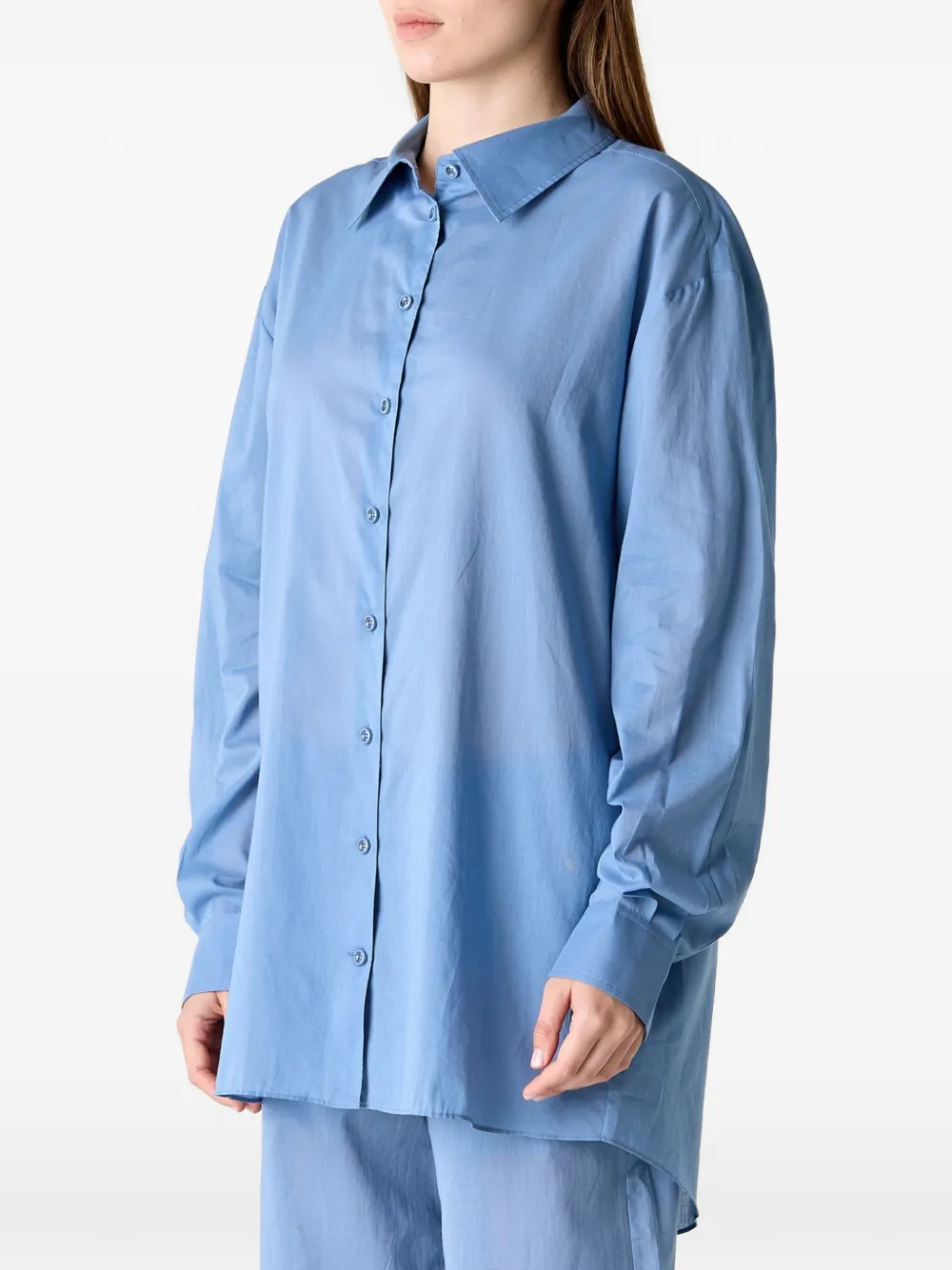  Eterne Camisa Lucien Con Botones - Azul 