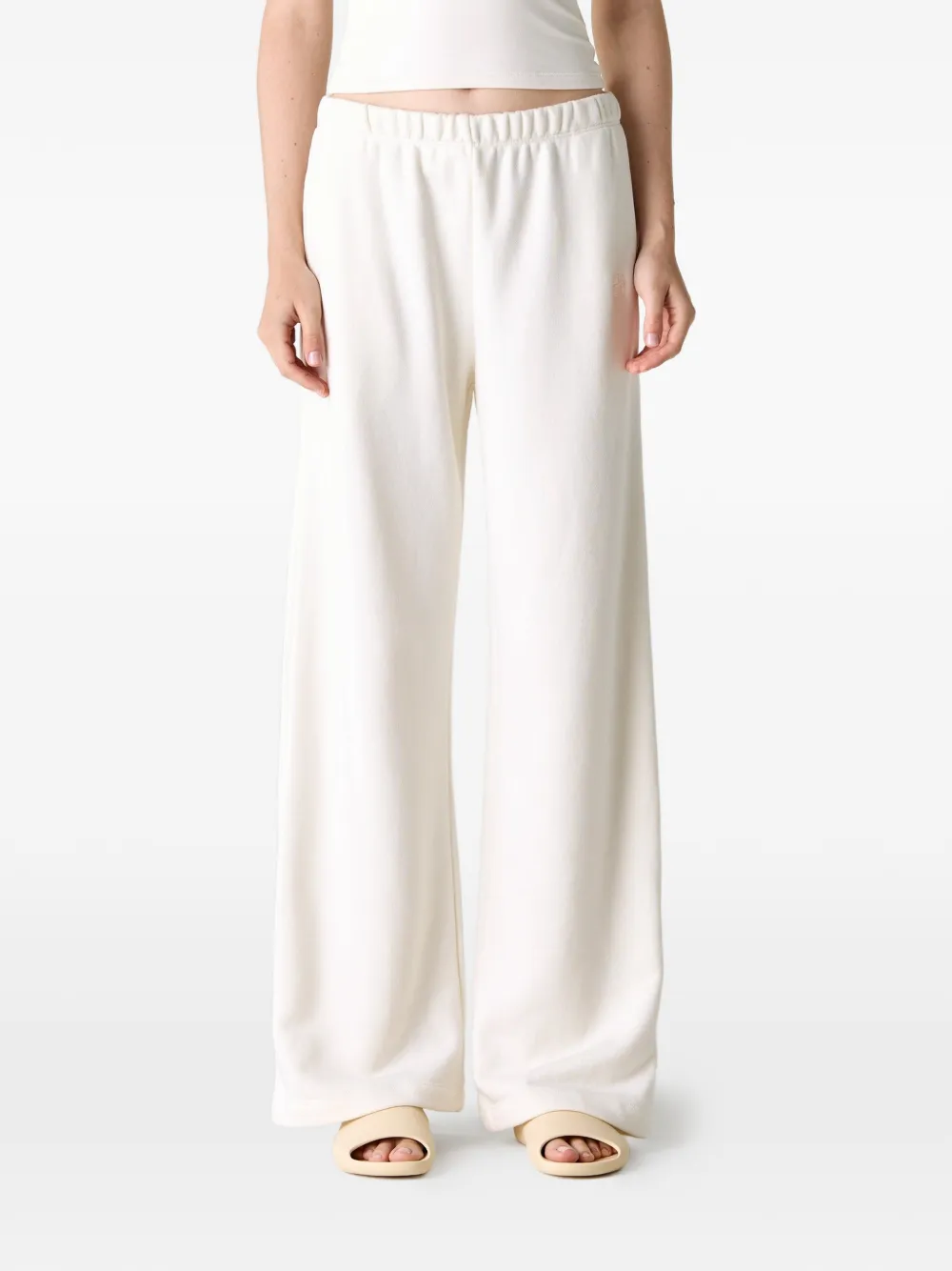 ETERNE wide-leg track pants - Toni neutri