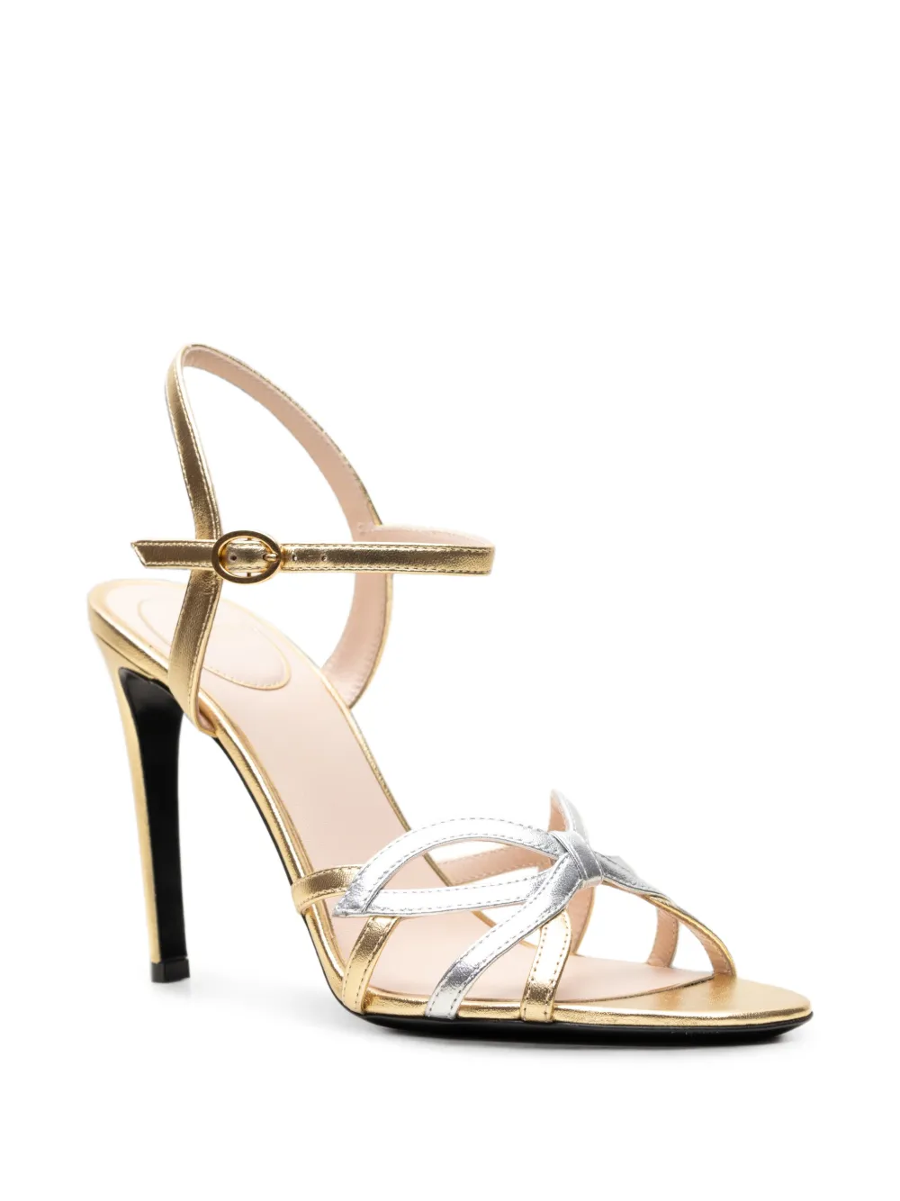 Valentino Garavani Sandalen met enkelbandje Goud