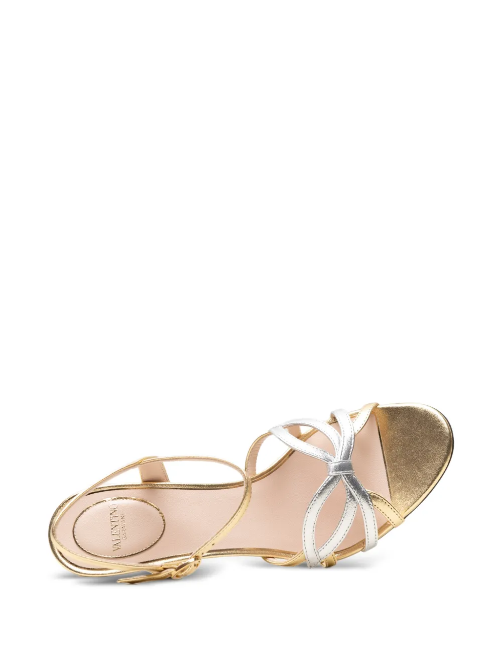 Valentino Garavani Sandalen met enkelbandje Goud