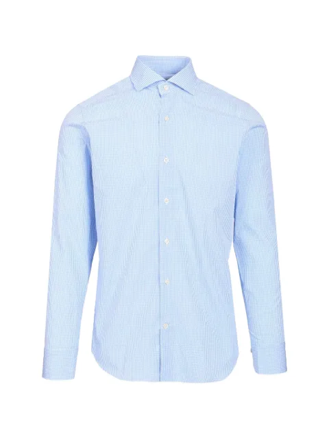 Al Duca D’Aosta 1902 Vichy cotton shirt