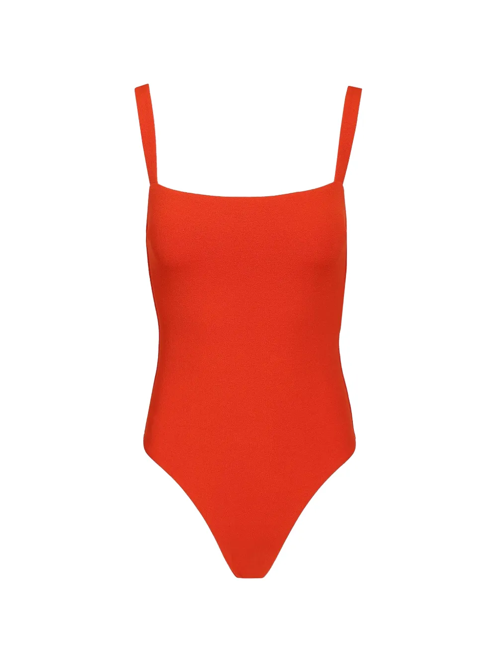 Matteau square-neck swimsuit - Rot