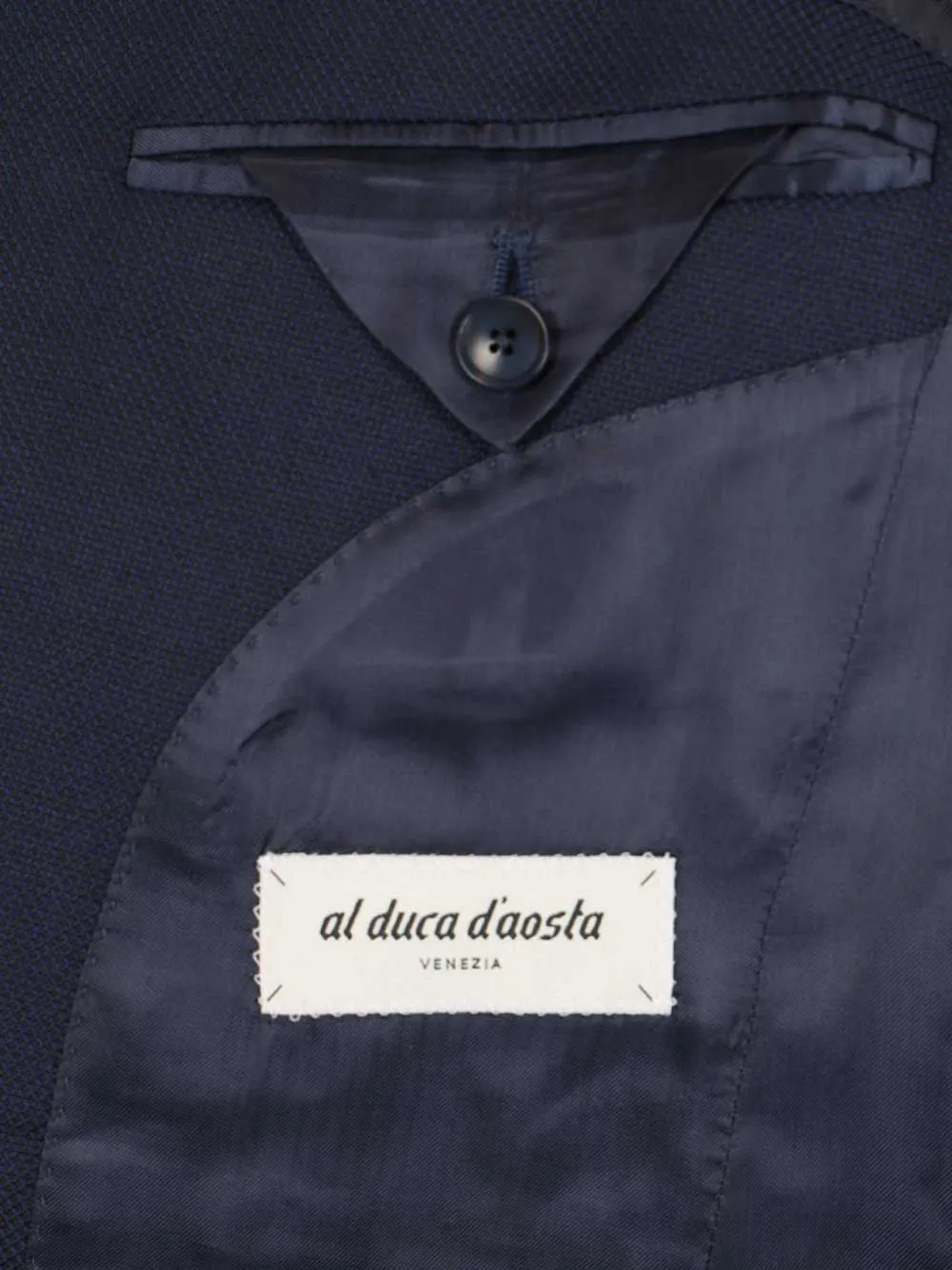 Al Duca D Aosta 1902 Wollen blazer met enkele rij knopen Blauw