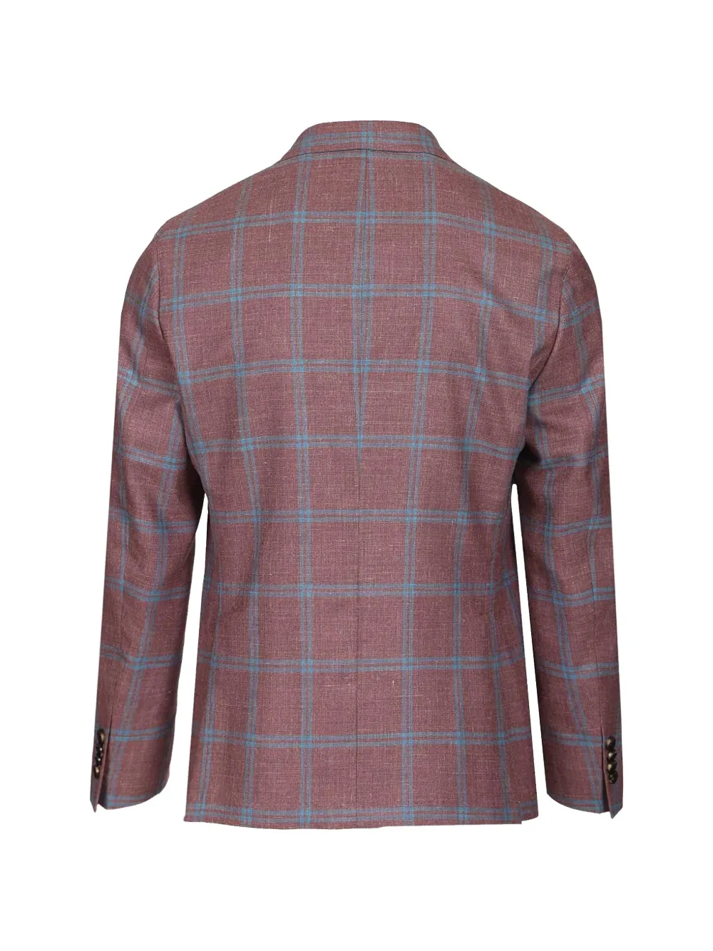 Al Duca D Aosta 1902 Geruite blazer Rood