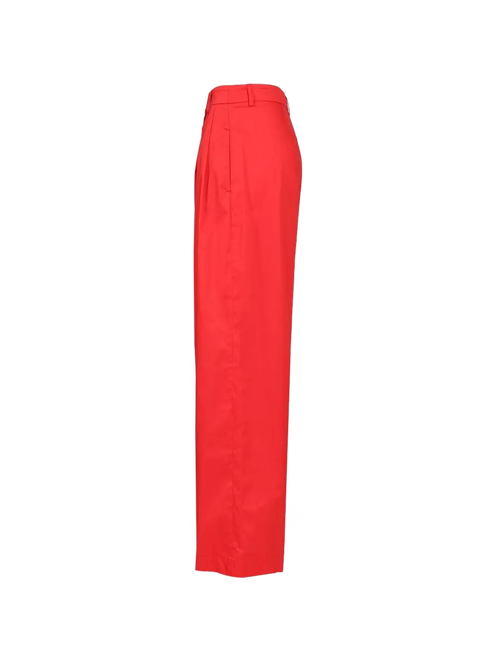 Al Duca D Aosta 1902 Katoenen palazzo broek Rood