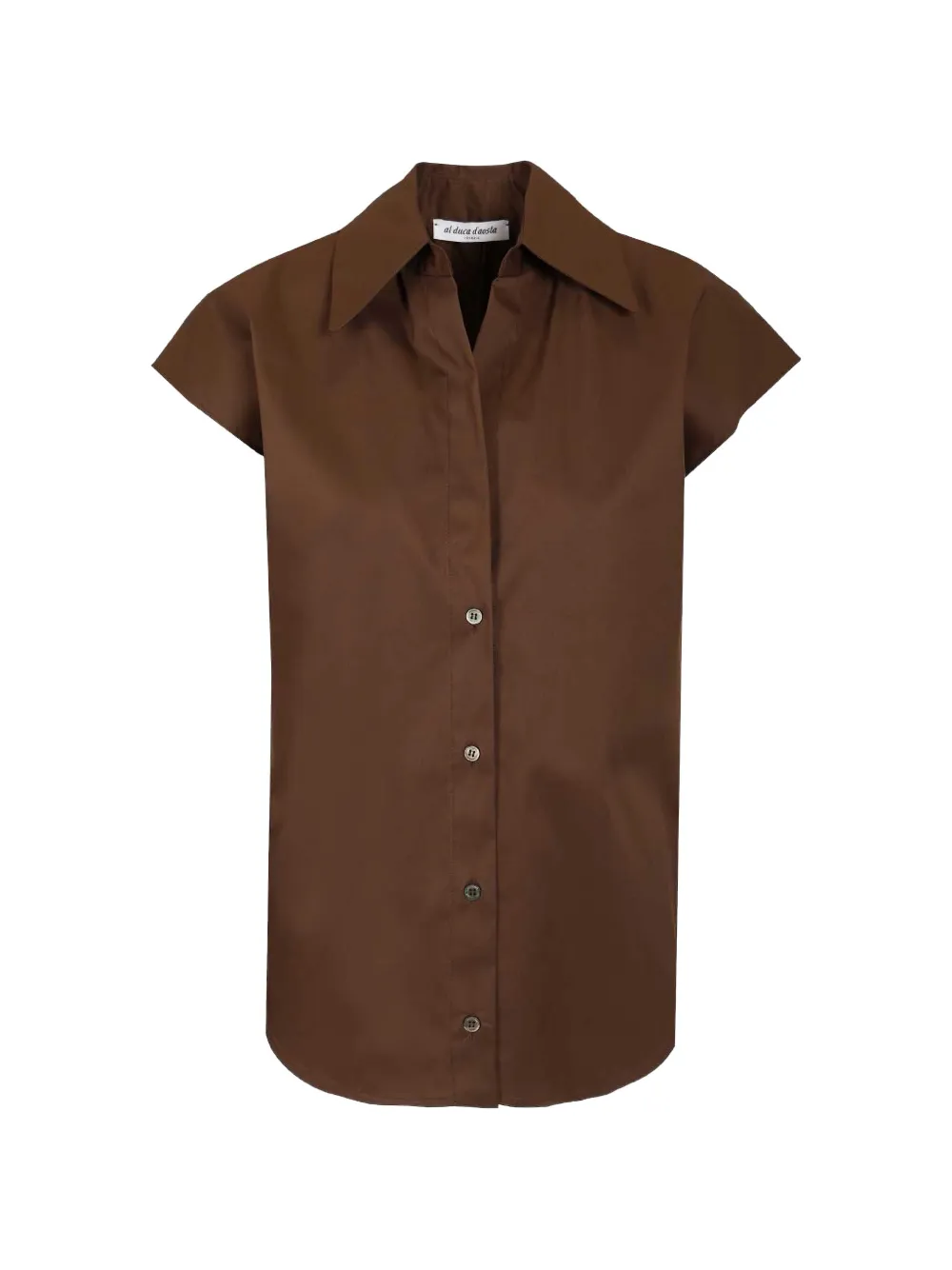 Al Duca D’Aosta 1902 Aletta sleeveless shirt - Marrone