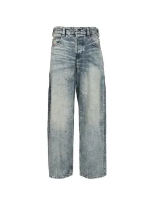 Acne Studios ダメージ ジーンズ | ブルー | FARFETCH JP