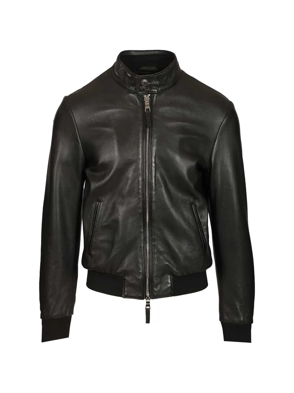 Al Duca D’Aosta 1902 double-slider zip biker jacket - Schwarz