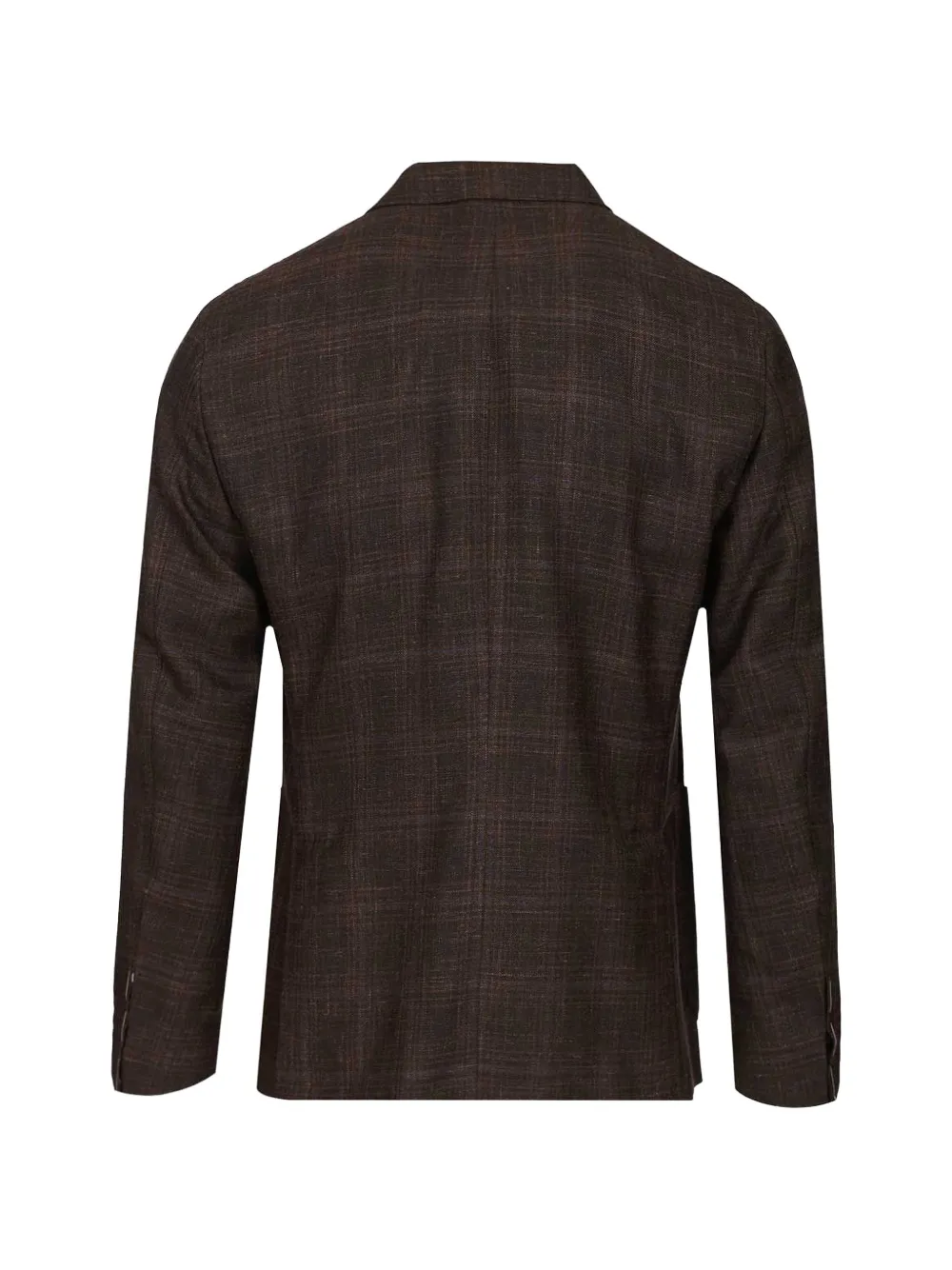 Al Duca D Aosta 1902 Geruite blazer Bruin