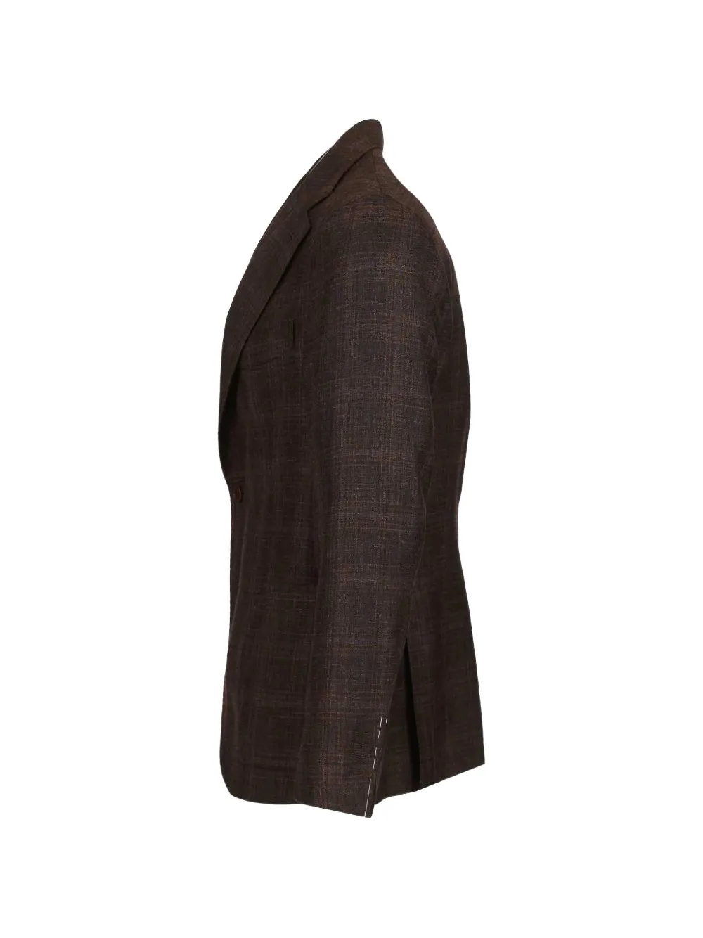 Al Duca D Aosta 1902 Geruite blazer Bruin