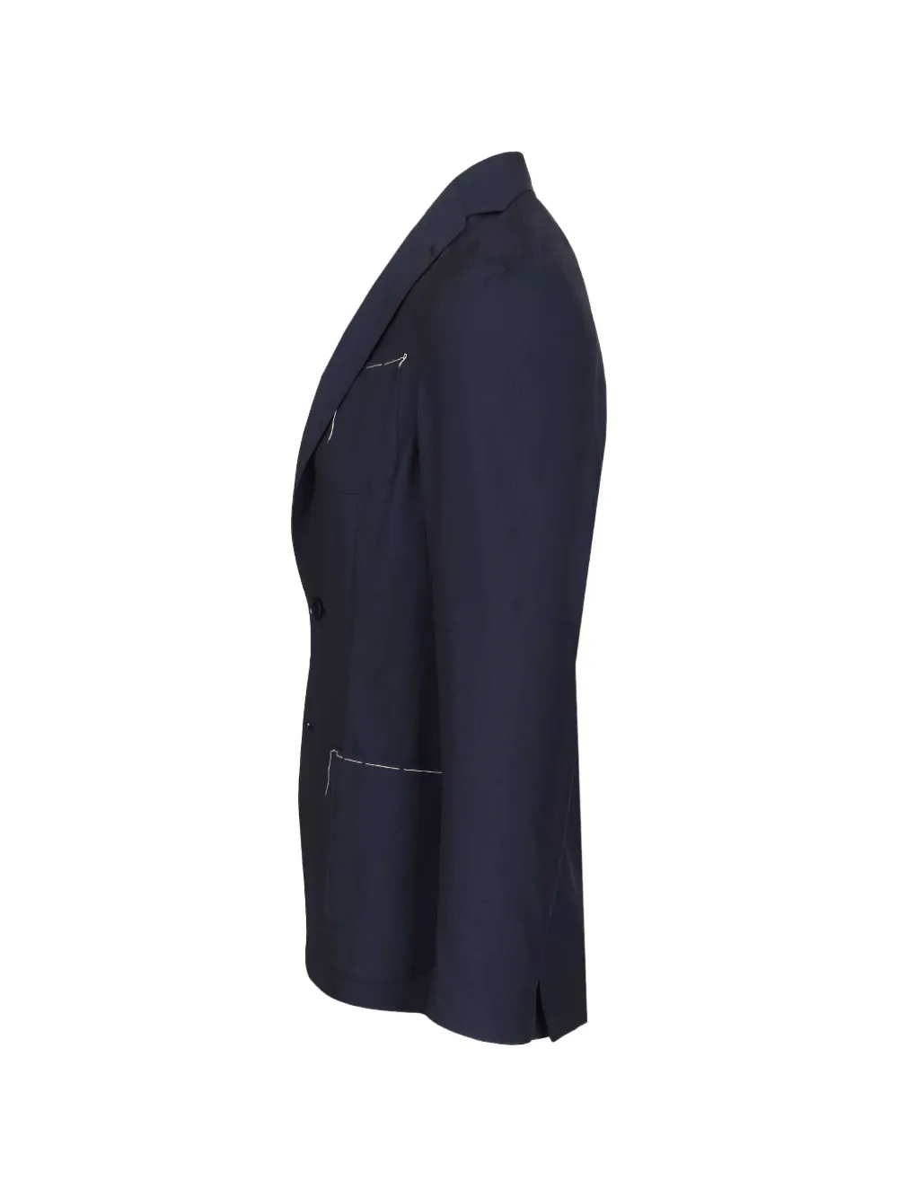 Al Duca D Aosta 1902 Wollen blazer met enkele rij knopen Blauw