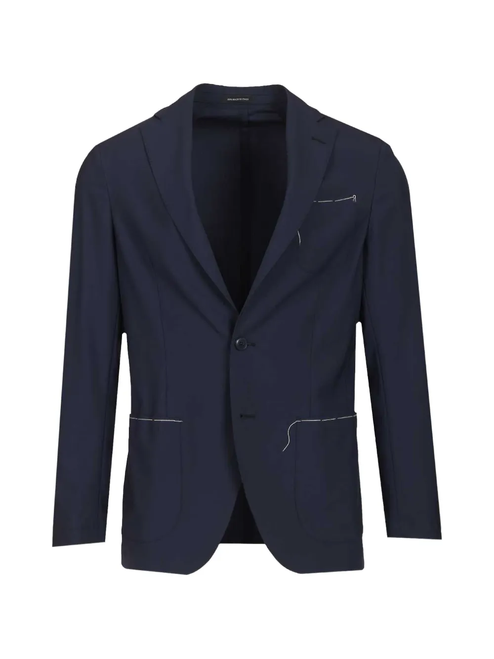 Al Duca D’Aosta 1902 wool single-breasted blazer - Blau