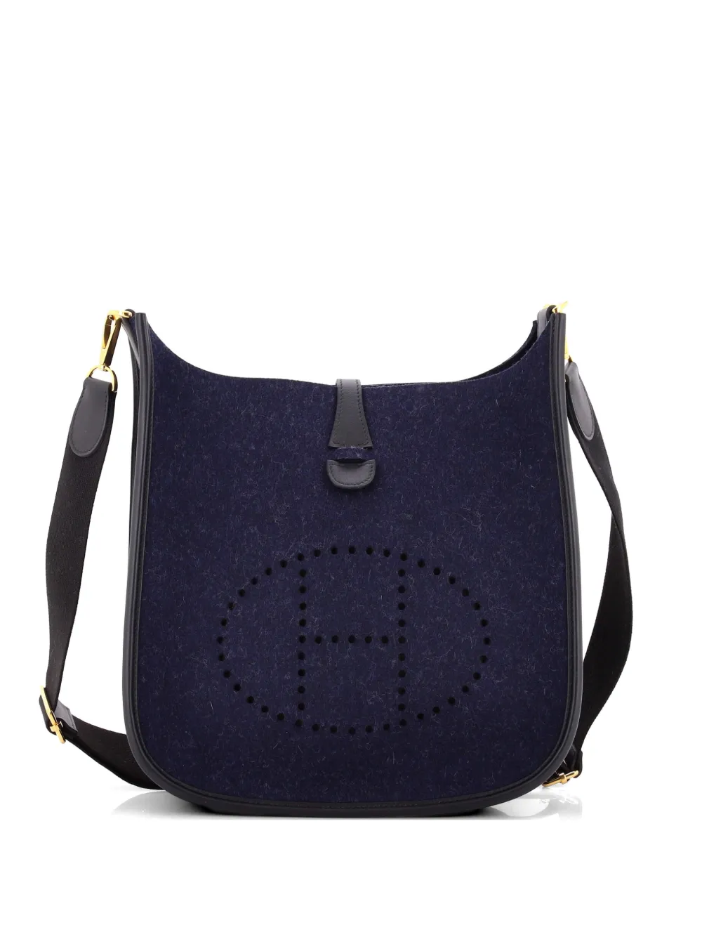 Hermès Pre-Owned Evelyne Bag Gen III Felt PM crossbody bag - Blu