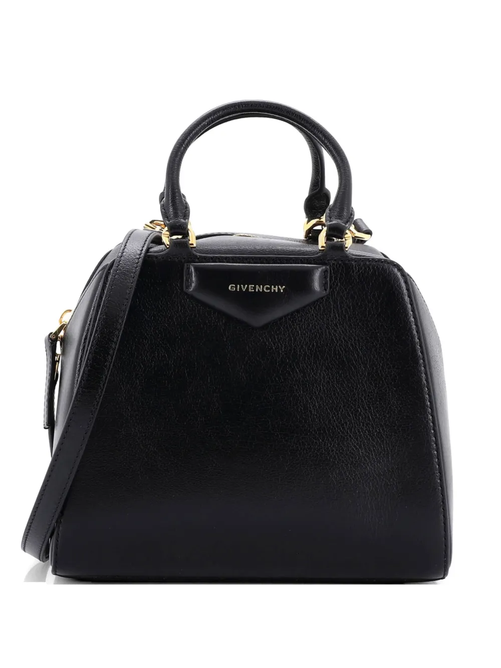 Givenchy Pre-Owned Antigona Cube Bag Leather Mini crossbody bag - Nero