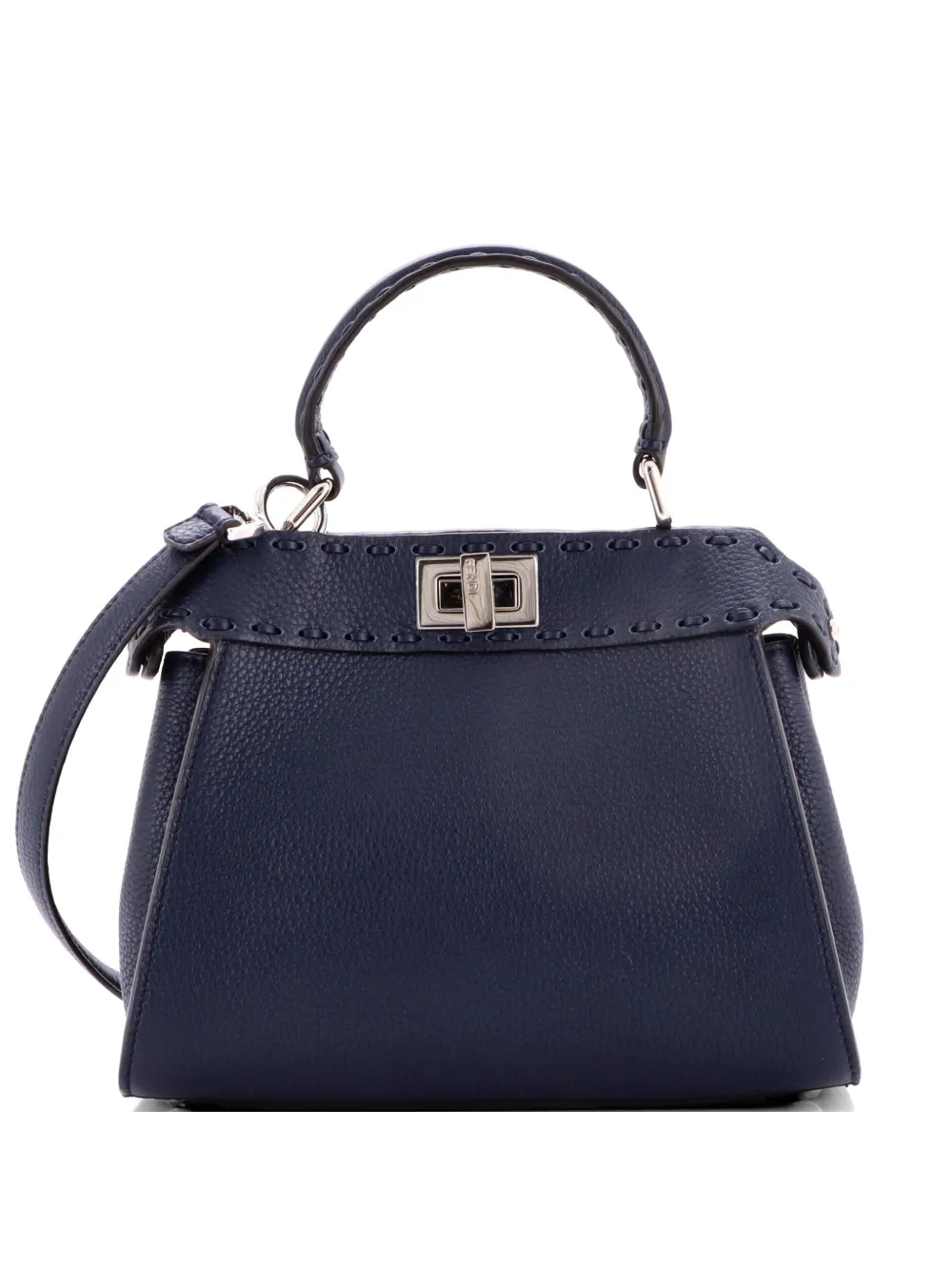 Fendi Pre-Owned Selleria Peekaboo ISeeU Bag Leather Petite satchel - Blau