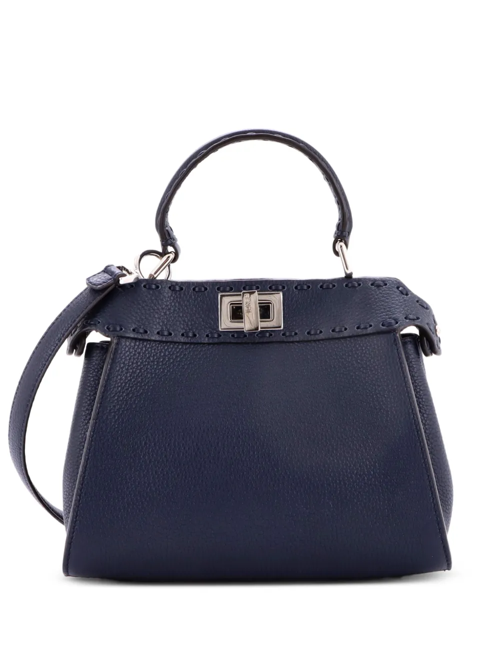 Fendi Pre-Owned Selleria Peekaboo ISeeU Bag Leather Petite satchel - Blue