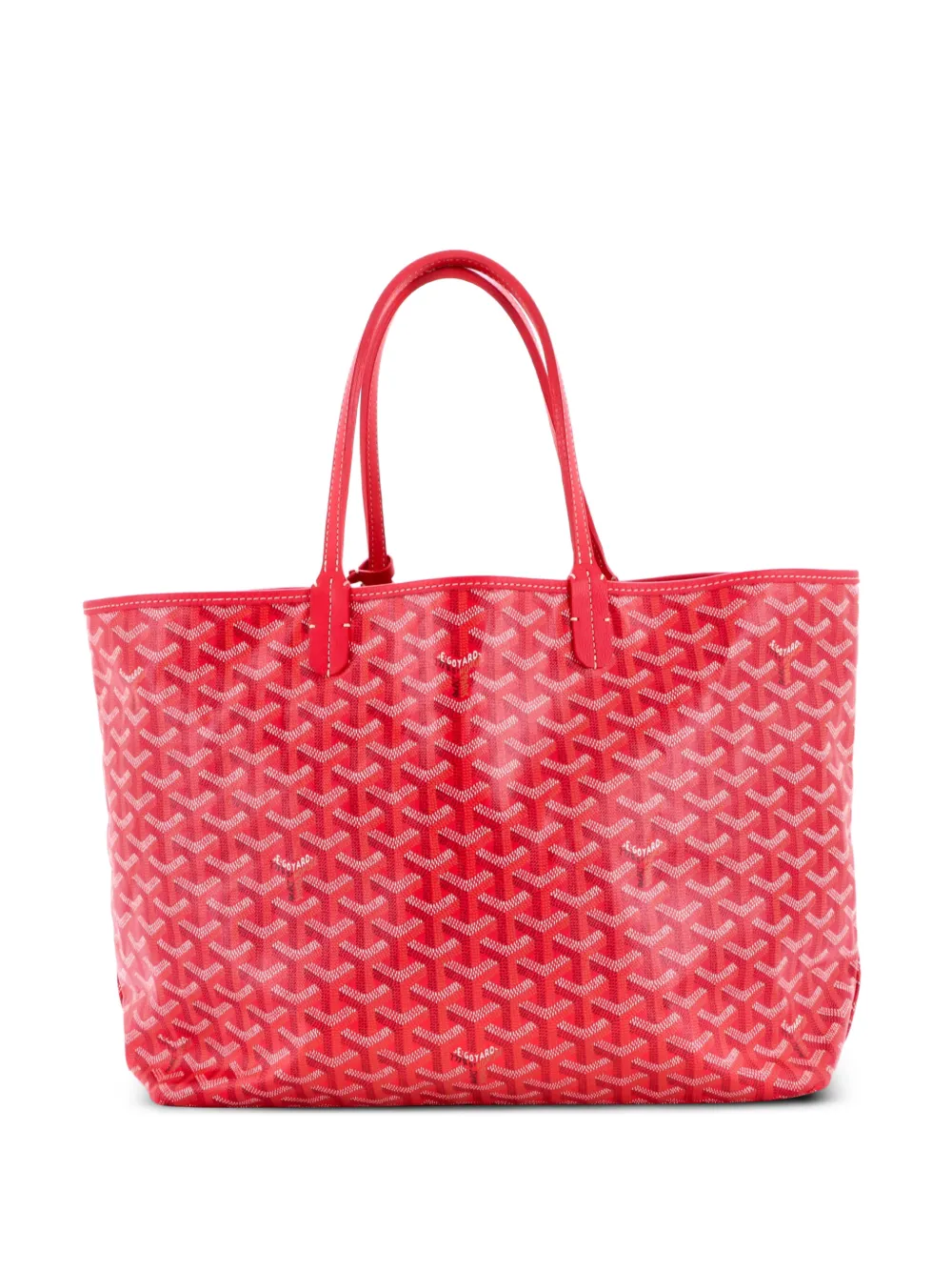 Goyard Pre-Owned Saint Louis Reversible Coated Canvas and Printed Canvas PM tote bag - Rosso