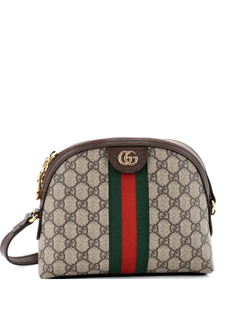 Gucci Pre-Owned Ophidia Dome GG Coated Canvas Small shoulder bag - Marrone