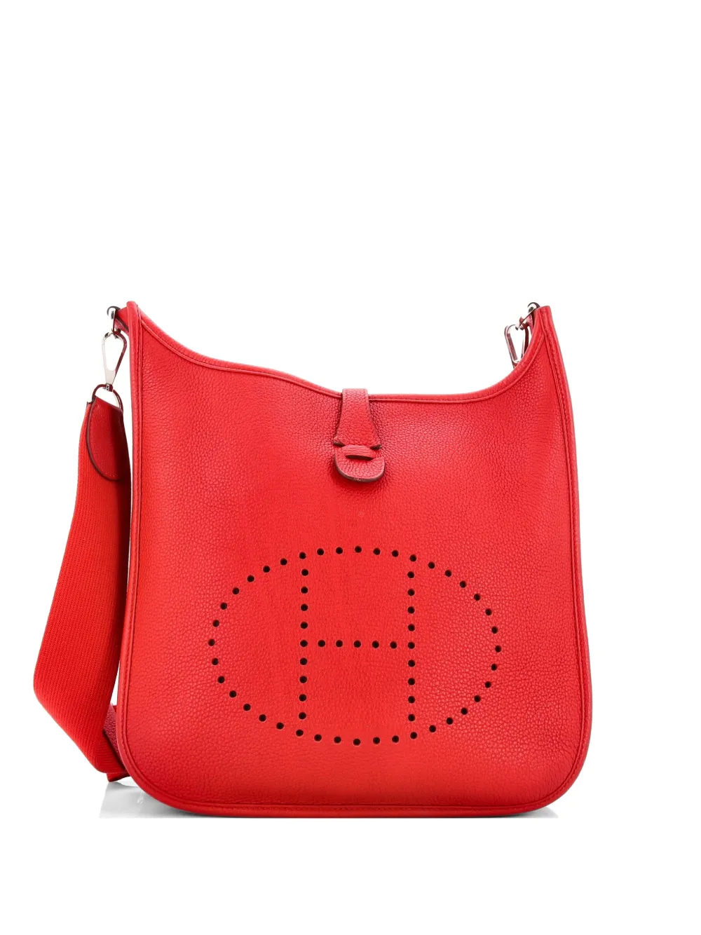 Hermès Pre-Owned Evelyne Bag Gen III Clemence PM crossbody bag - Rot