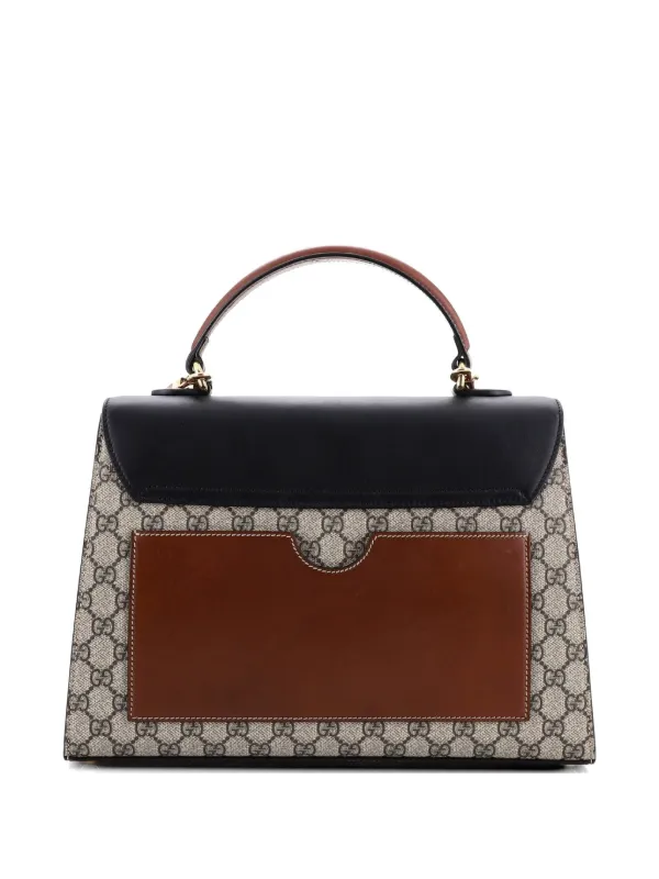 Gucci Pre-Owned パドロック トップハンドル GGコーテッドキャンバス