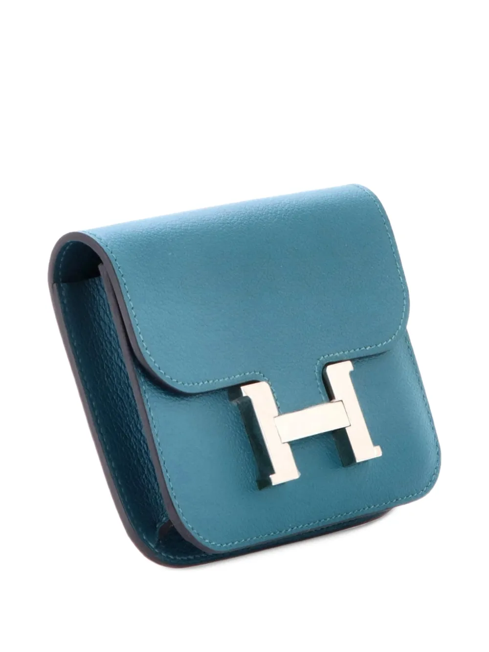 Hermès Pre-Owned Constance Slim Wallet Evercolor small wallets - Blu