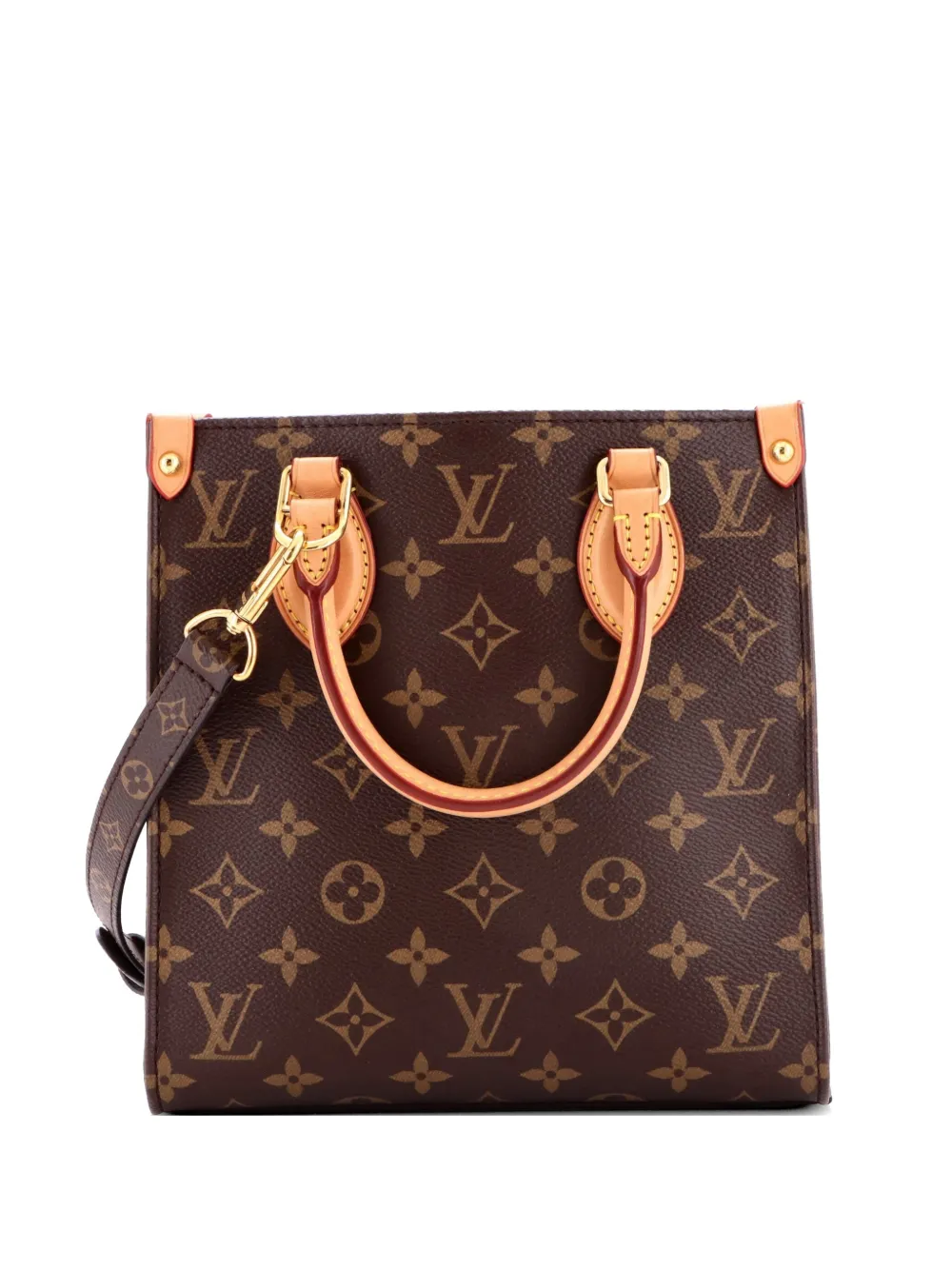 Louis Vuitton Pre-Owned Sac Plat NM Bag Monogram Canvas BB tote bag - Brown