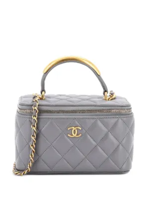 CHANEL Pre-Owned クラシック トップハンドル バニティケースウィズ