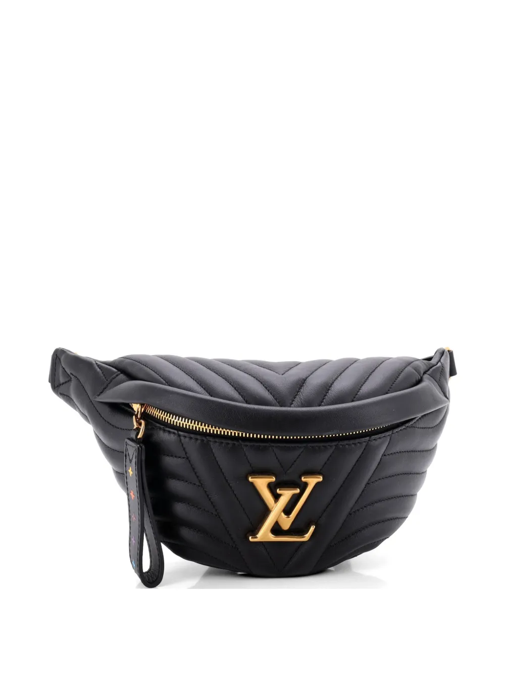 Louis Vuitton Pre-Owned New Wave Bumbag Quilted Leather belt bag - Nero