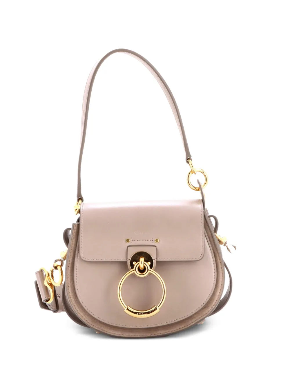 Chloé Pre-Owned Tess Bag Leather Small shoulder bag - Grigio