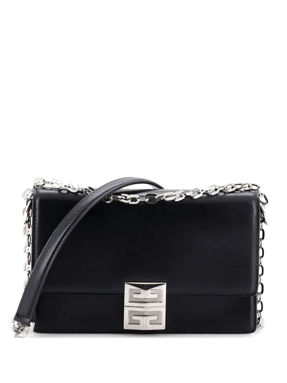 Givenchy Pre-Owned 4G Chain Leather Small crossbody bag - Nero