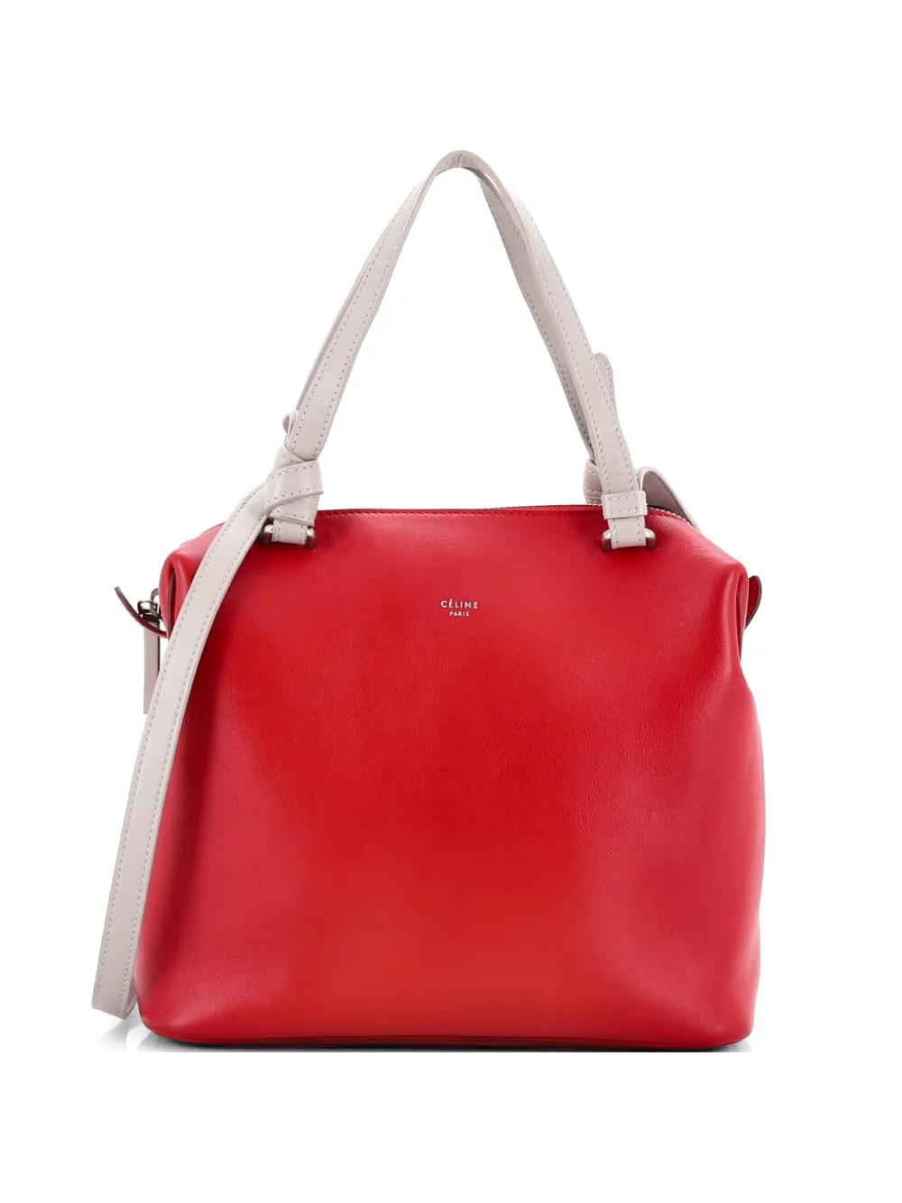 Celine Pre-Owned Soft Cube Bag Leather Small shoulder bag - Grigio