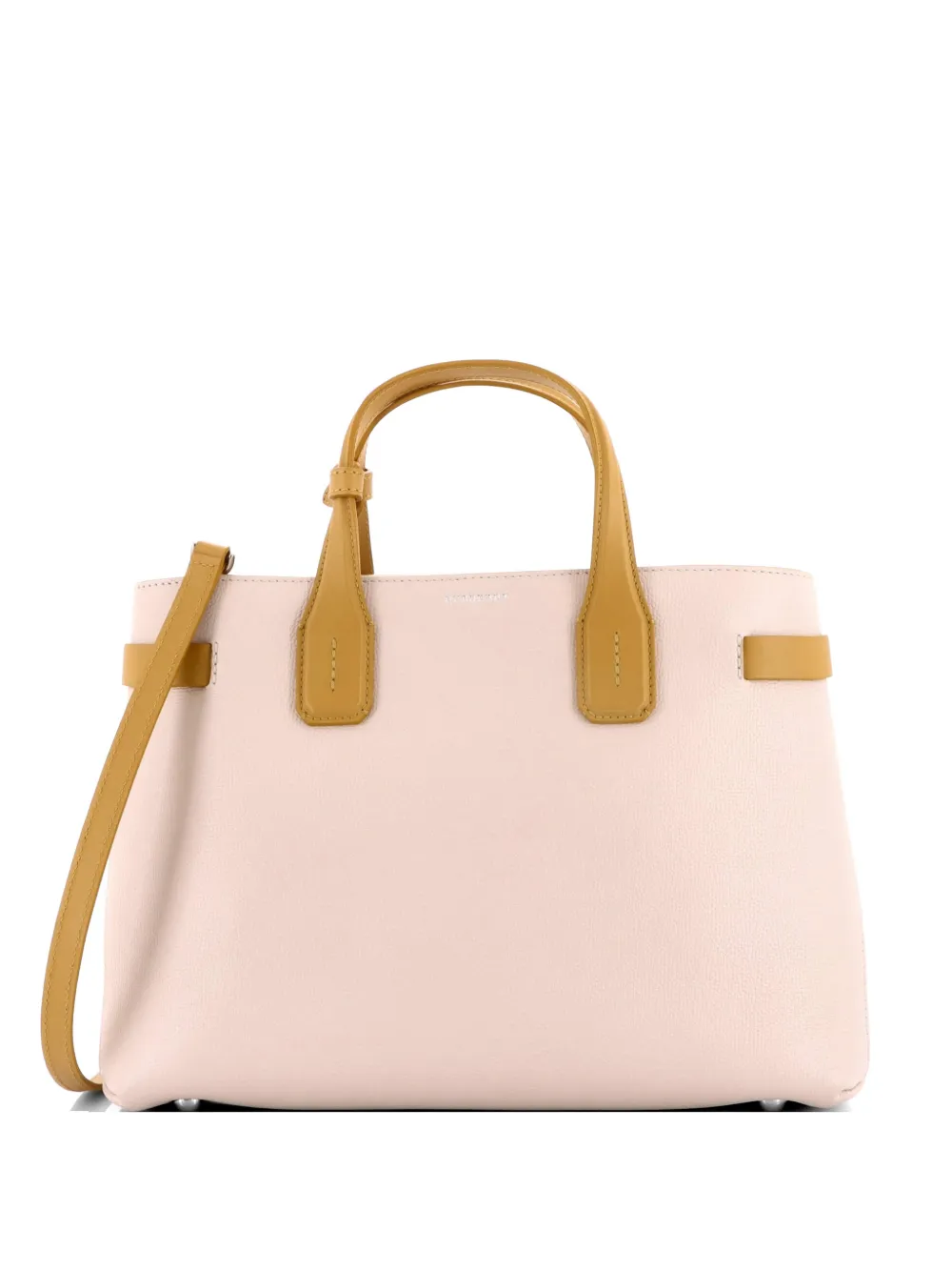 Burberry Pre-Owned Banner Leather Medium tote bag - Nude