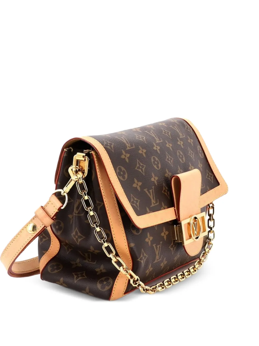 Louis Vuitton Pre-Owned Dauphine Soft Monogram Canvas GM shoulder bag - Braun