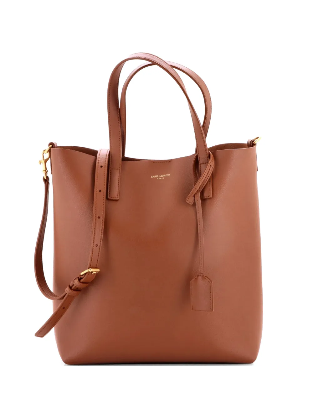 Saint Laurent Pre-Owned Shopper Leather Toy tote bag - Brown