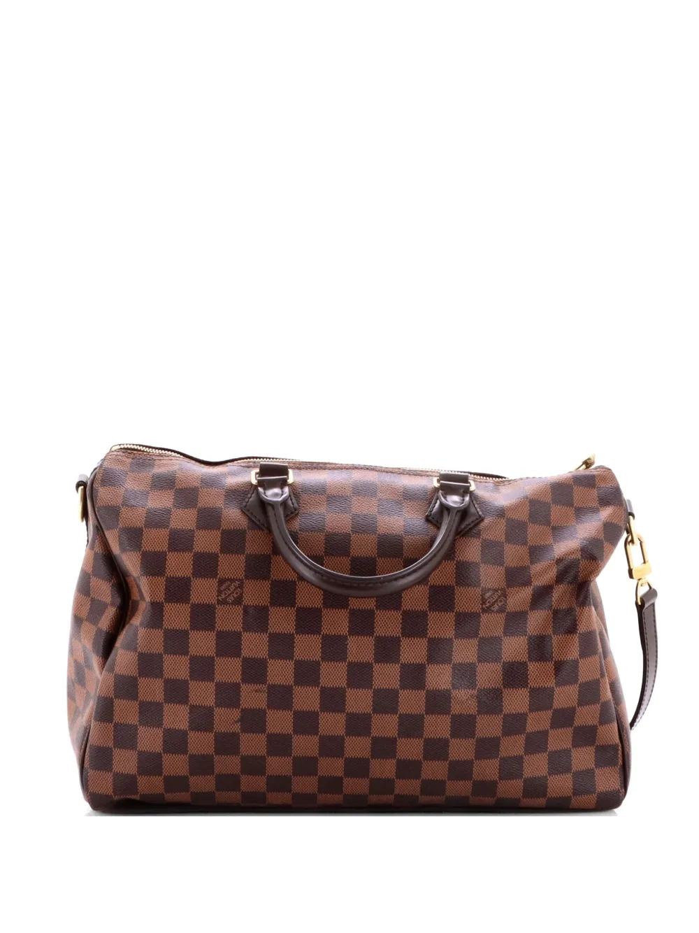 Louis Vuitton Pre-Owned Speedy Bandouliere Bag Damier 35 satchel - Marrone
