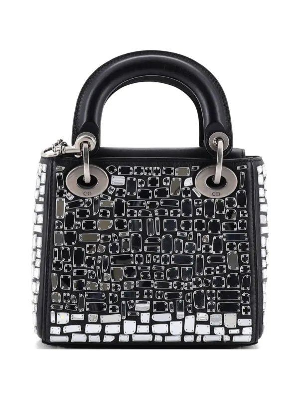 Christian Dior Pre-Owned レディ ディオール チェーン レザー＆ミラー 