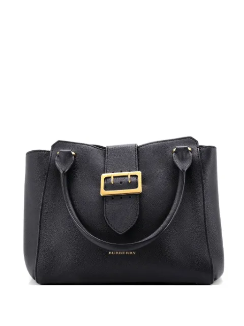 Burberry Pre-Owned Buckle Leather Medium tote bag