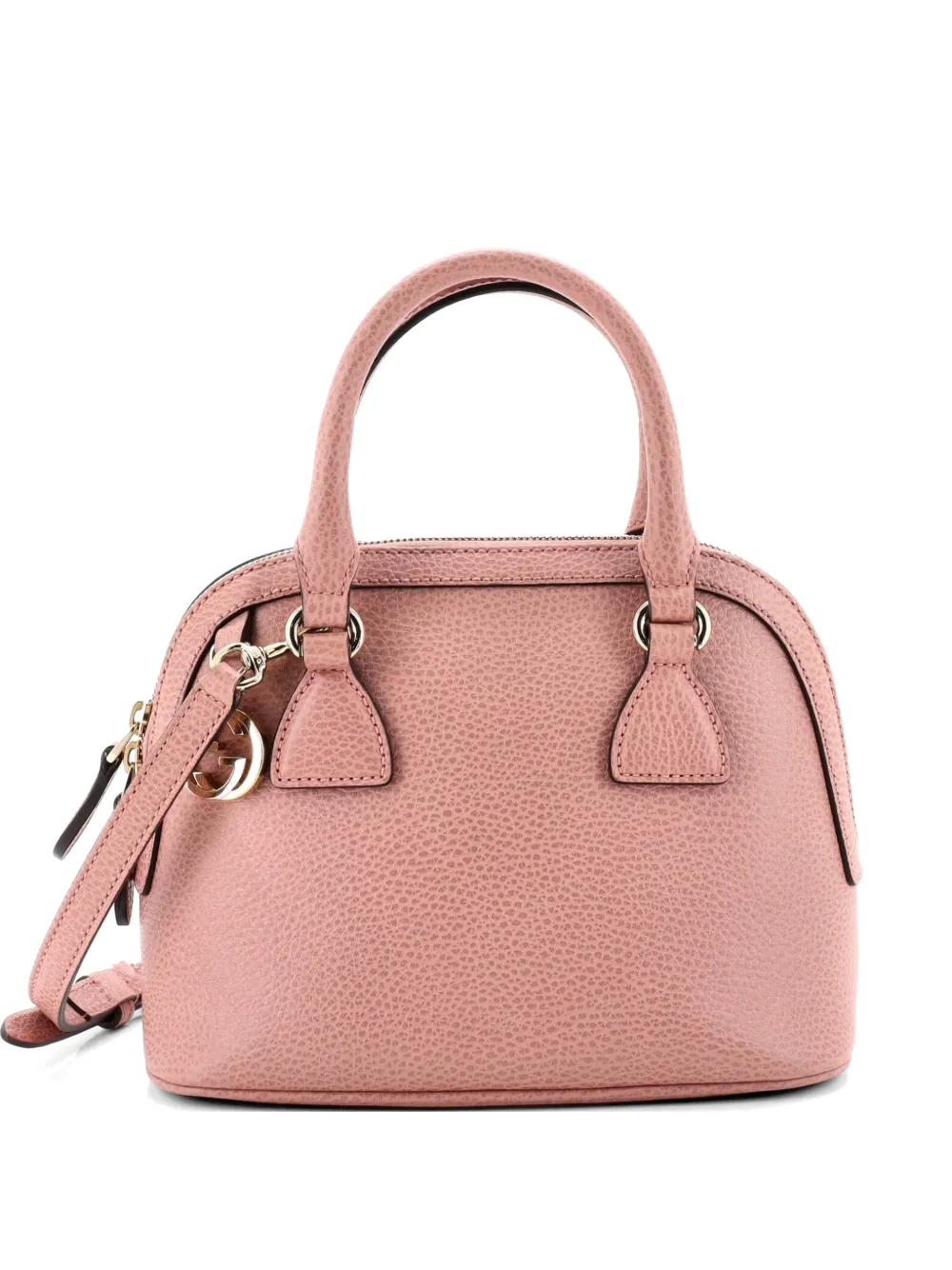 Gucci Pre-Owned Convertible Dome Leather Mini satchel - Rosa