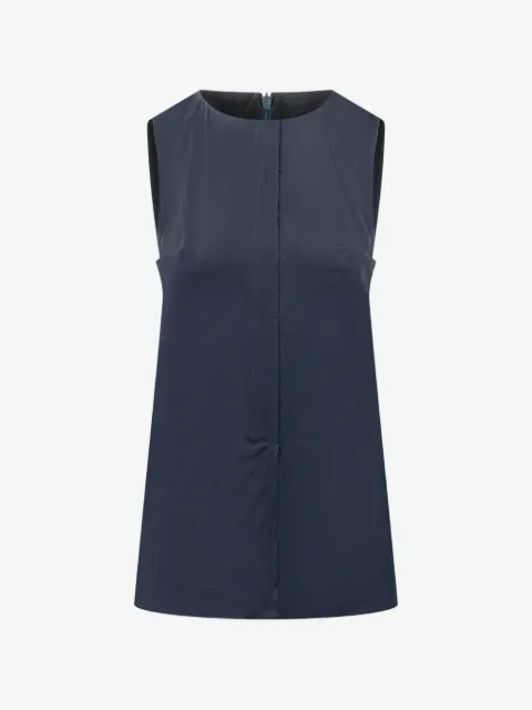 The Seafarer raw-edge sleeveless top