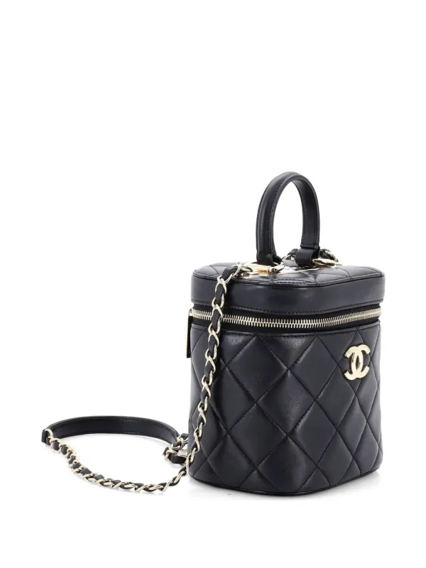 CHANEL Pre-Owned トレンディ ココマーク トップハンドル バニティ 
