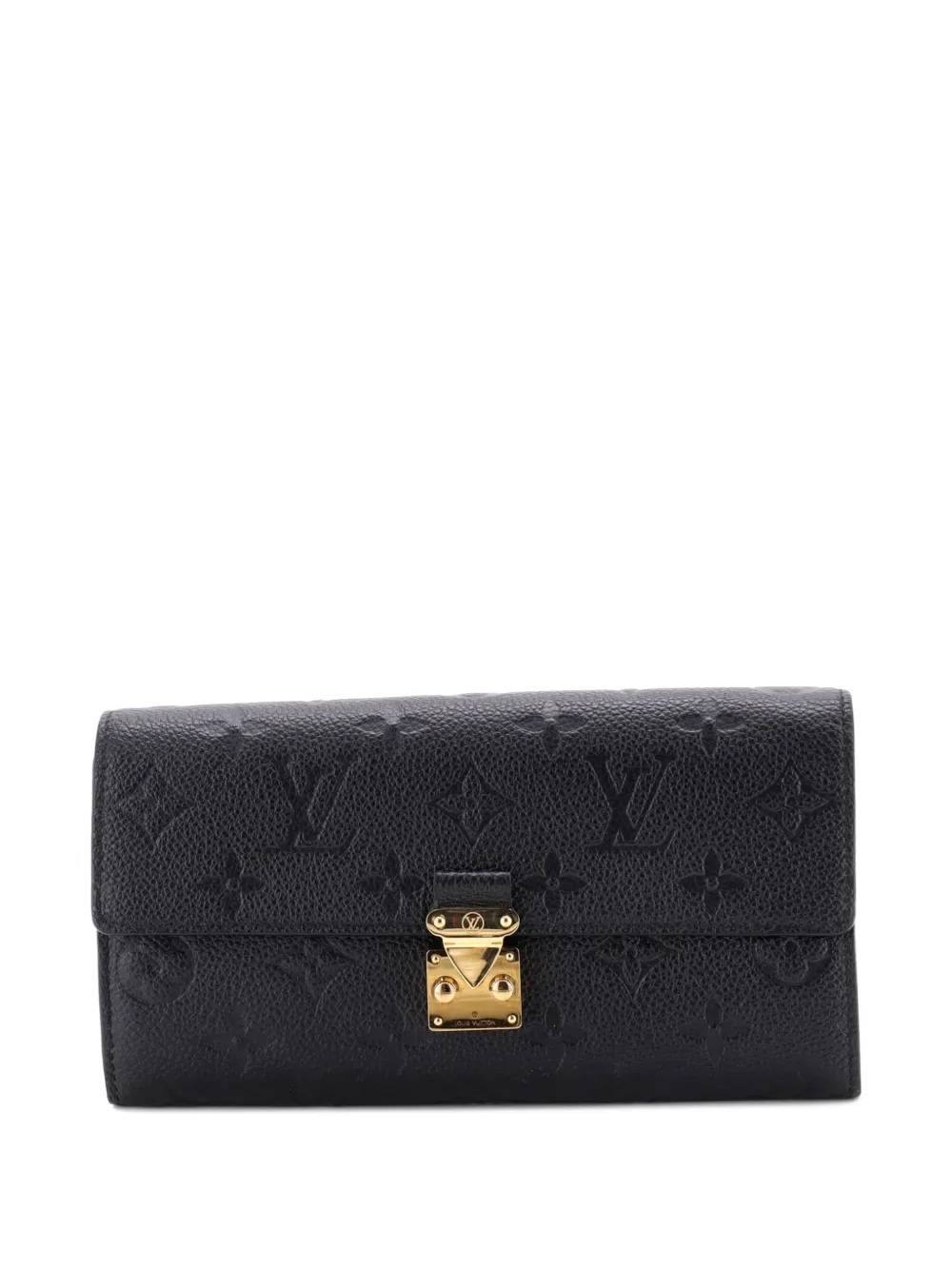 Louis Vuitton Pre-Owned Sarah Metis Wallet Monogram Empreinte Leather small wallets - Nero