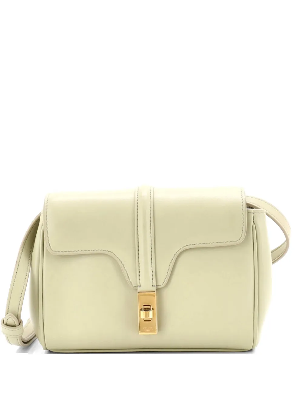 Celine Pre-Owned Soft 16 Bag Smooth Calfskin Mini crossbody bag - Verde