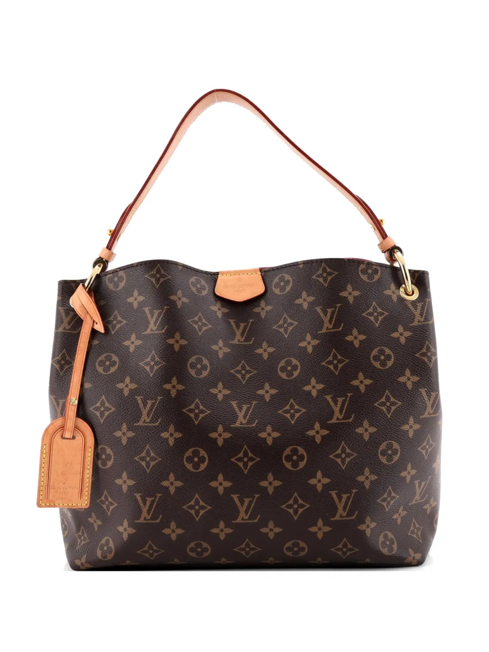 Louis Vuitton Pre-Owned Graceful Handbag Monogram Canvas PM hobo bag - Marrone