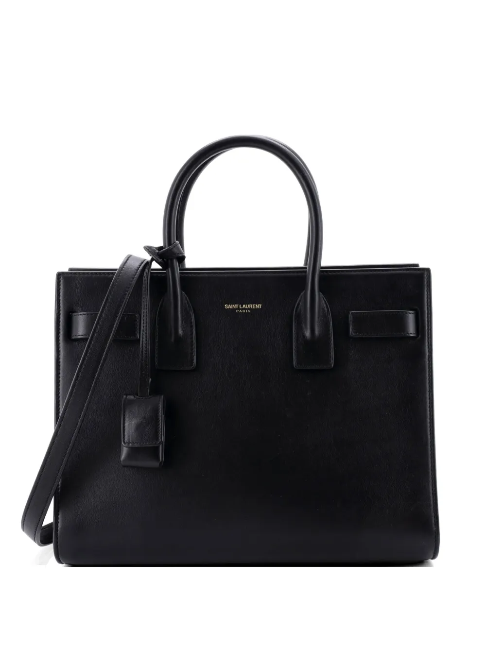 Saint Laurent Pre-Owned Sac de Jour Bag Leather Baby tote bag - Black