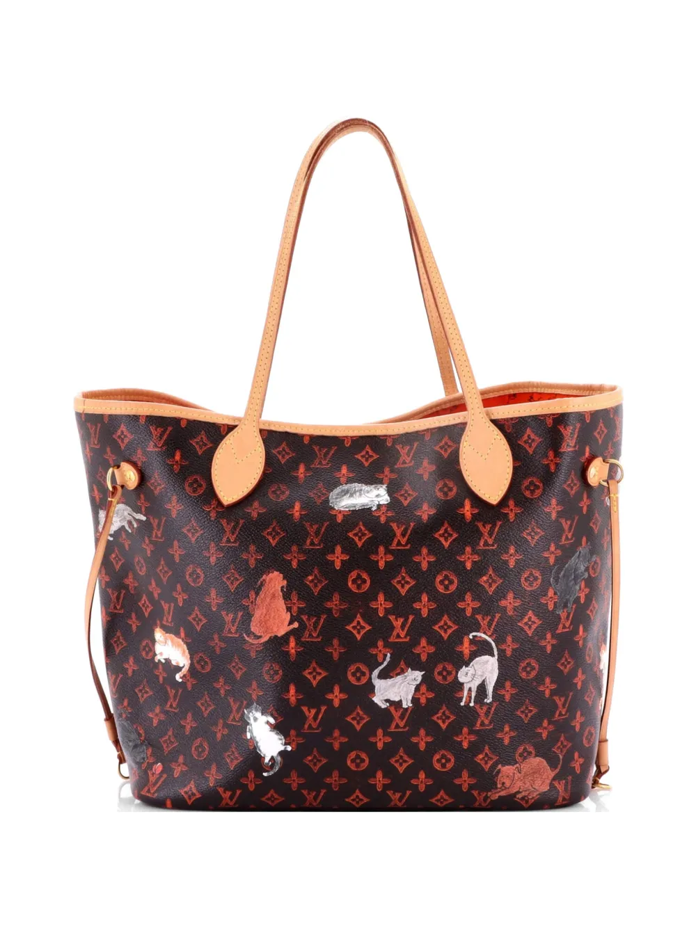 Louis Vuitton Pre-Owned Neverfull NM Limited Edition Grace Coddington Catogram Canvas MM tote bag - Braun