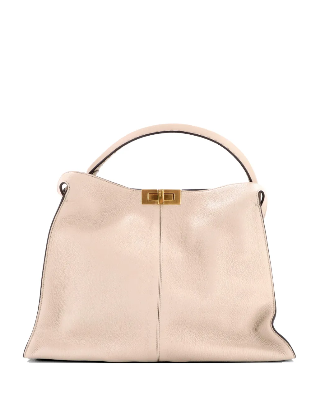 Fendi Pre-Owned Peekaboo X-Lite Bag Leather Large satchel - Toni neutri